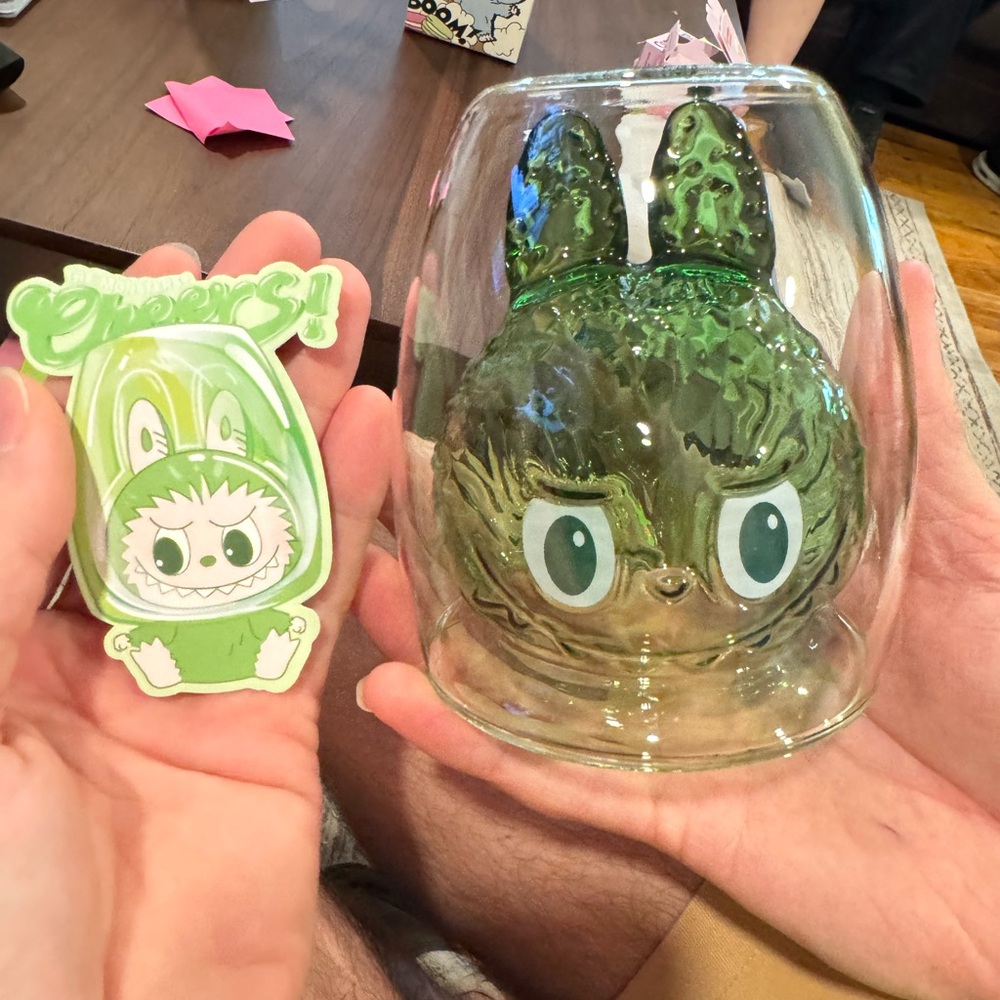 THE MONSTERS-CHEERS ! SERIES-Double-walled Glass Blind Box whole set available